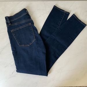 J. Crew Toothpick Jeans - Dark Blue Wash - High-Rise Skinny Fit with Stretch